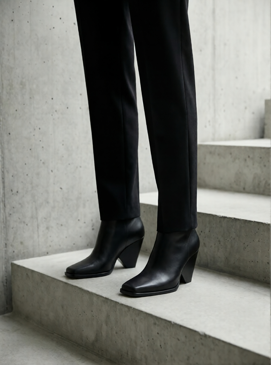 Architectural Minimalism in Footwear